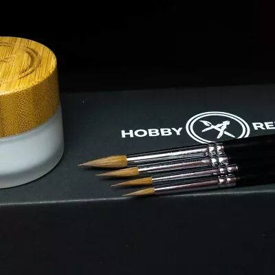 8 Kolinsky Sable Brush Set - Detail/ Base Range - CLEARANCE SALE • £34.99