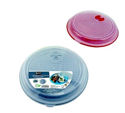 Divided Microwave Portion Plate Vented Lids Lunch Dinner Diet BPA Free 2 Pack • $9.99