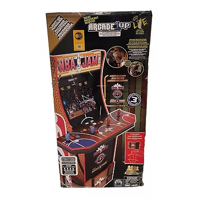 Arcade1Up Arcade Machine NBA Jam Hang Time 3 Games In 1 With Riser Four Players • $559.96