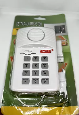 Wireless Door Alarm Shed Garage Caravan Burglar Home Security Keypad Loud Alarm • £6.30