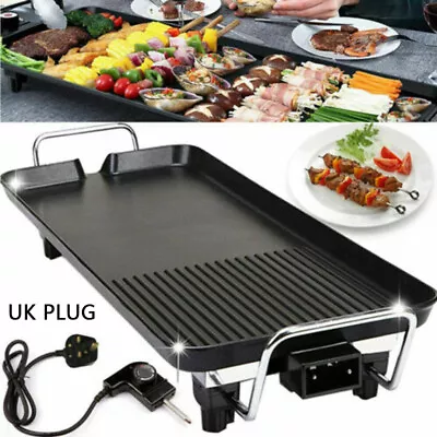 £18.69 • Buy Teppanyaki Grill Griddle Table Top BBQ Hot Plate Electric Barbecue Baking Tray