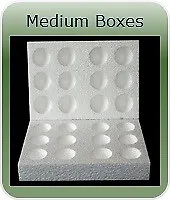 5 X 12 Hole  Medium Polystyrene Egg Boxes Hatching/incubation Chicken • £17