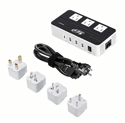 230W Step Down 220V To 110V Voltage ConverterTravel Adapter For Hair Straighter • $28.49