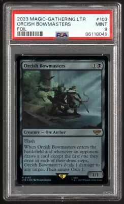 Orcish Bowmasters Psa 9 Mint Foil #103 Rare Sp 2023 Magic The Gathering Ltr Tcg • $0.99