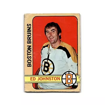 1972 Topps Ed Johnston Boston Bruins #13 • $2