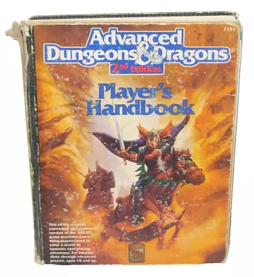 Advanced Dungeons & Dragons Player's Handbook 2nd Edition 2101 • $22.99