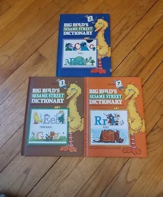 Vintage '80s Sesame Street Dictionary Kids Books • $6.50