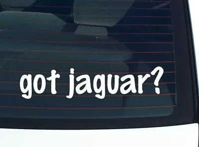Got Jaguar? CAR DECAL BUMPER STICKER VINYL FUNNY JOKE WINDOW • $2.61