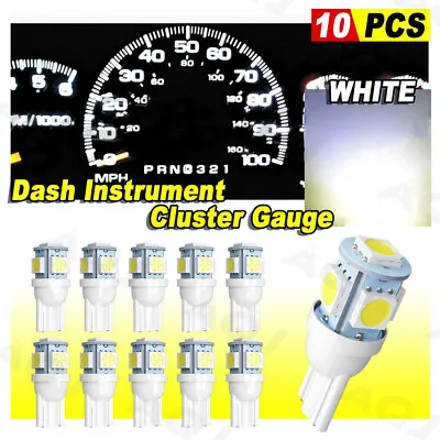 LED LIGHTS BULBS WHITE Dash Instrument Cluster Gauges Fits 90-93 Acura Integra • $10.49