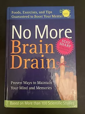 No More Brain Drain Book Readers Digest Mind Memory Exercises Hardcover 2009 • $5.99