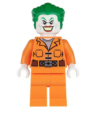 New LEGO DC 'THE JOKER - PRISON JUMPSUIT W/ BELT' Minifigure (10937) • $17.11