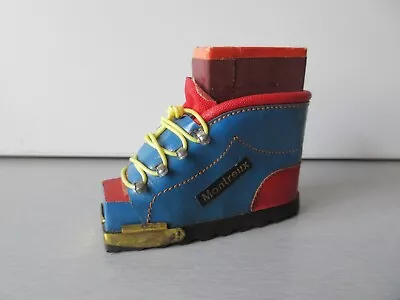 Vintage Ski Boot Match Box Holder - From Montreux • £1.99