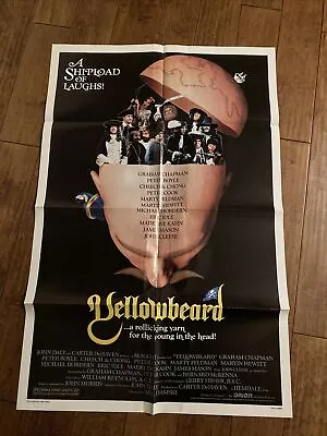 Yellowbeard - Original Movie Poster  - Cheech And Chong - Chapman - Eric Idle • £14.46