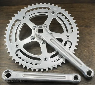 Vintage Zeus Competition 5 Pin Road Bike CRANKS 170mm 52t 45t Chainrings Bicycle • $120