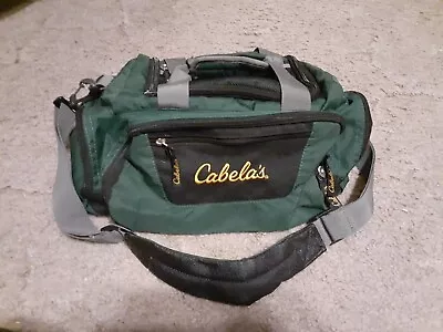 Cabela's Catch All Green Hunting Fishing Tackle Gear Ammo Shoulder Bag  • $15