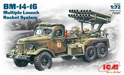 ICM 72581 1:72 Soviet BM-14-16 Katiusha On Zil-157 Chassis • £7.74