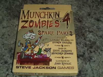 Munchkin Zombies 4 Spare Parts Steve Jackson Games Card Board Game New! • $15.99