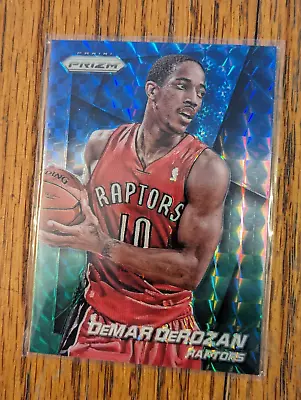 2014-15 Panini Prizm Prizms Blue And Green Mosaic #51 DeMar DeRozan Raptors • $4