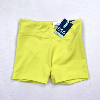 DSG Girls Youth 3  Performance Compression Shortie Shorts Size M Yellow • $5.99