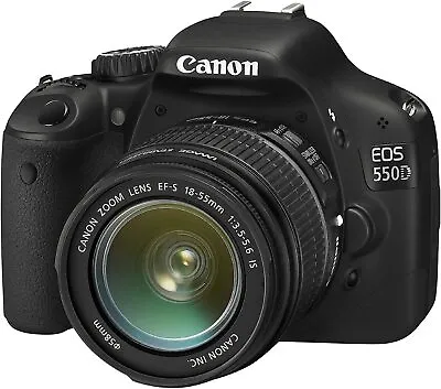 Canon EOS 550D 18.0MP Digital SLR Camera With EF-S IS 18-55mm Lens - Black • £300