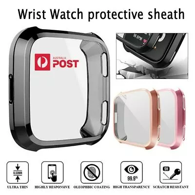 For Fitbit Versa Watch Screen Protector Full Soft TPU Case • $5.48