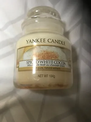 Yankee Candle Spiced White Cocoa Rare VHTF • £9.49