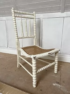 Antique Edwardian Bobbin Chair • £50