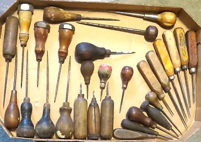 29 Awls Carpentry Vintage Multi Generations Collection Rare Find 100 Years • $162