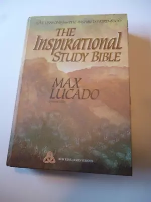 The Inspirational Study Bible By Max Lucado (1995 Hardcover) • $16.99