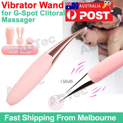 $25.95 • Buy Vibrator Wand Dildo G-Spot Clitoral Stimulator Clit Massager USB Female Sex Toy