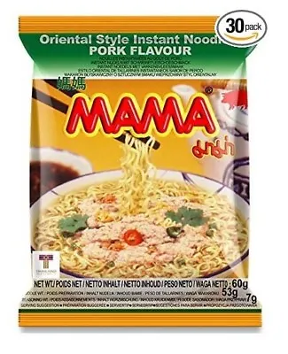 【30 Packs/case】 MAMA Oriental Instant Noodles-Articial Pork Flavour. • $28.56