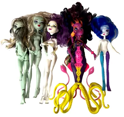 Monster High Doll Lot Of 4 Parts Repair Frankie Stein Spectra Kala Dolls & 1 • $24.99