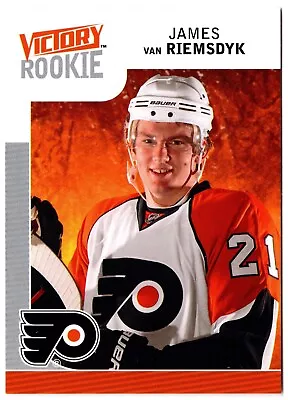 2009-10 Upper Deck Victory Rookie JAMES Van RIEMSDYK #322 Philadelphia Flyers RC • $0.98