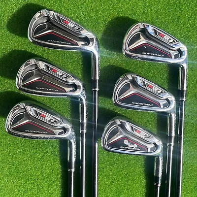 Taylormade R9 SuperMAx IronSet 5-9+Pw 6pc RH Motore55 Graphite Flex Regular Used • $248