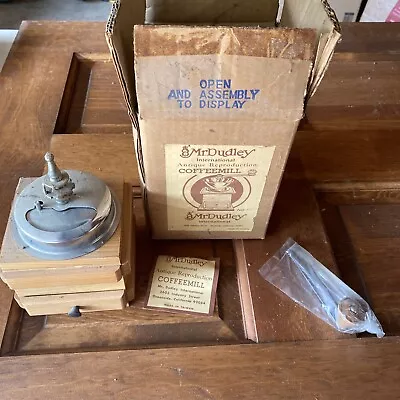 Vintage Mr Dudley Antique Reproduction Coffee Mill • $50