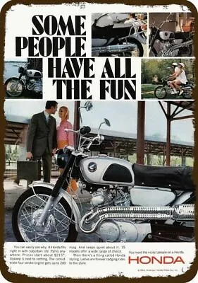 1966 HONDA CB160 CB 160 MOTORCYCLE Vintage-Look DECORATIVE REPLICA METAL SIGN • $24.99