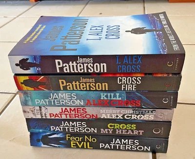 $27 • Buy James Patterson X6 Books Alex Cross Series Fear No Evil Large Paperback