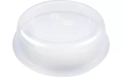 Microwave Food Plate Dish Cover 2 Pack Kitchen Cooking Vented Handle Clear Lid • £3.49