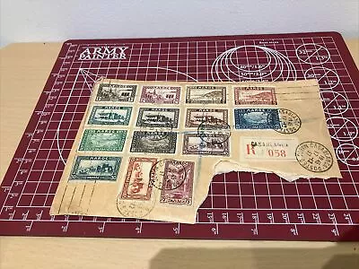 Morocco Maroc Stamps On Cover 1945 Casablanca • $18.68