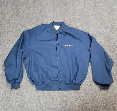 Vtg Workwear Men's XL Jacket  Auto Value  Mechanic- Style Blue Button Down  • $24