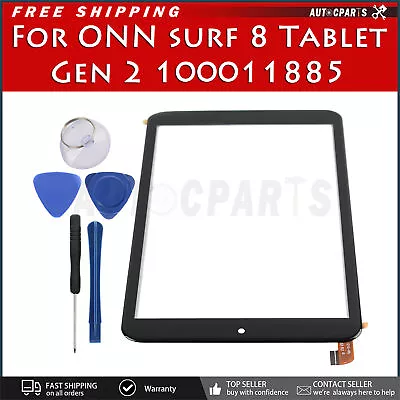 Touch Screen Digitizer For Onn Surf Tablet Gen 2 100011885 2APUQW829 8 Replace • $9.96