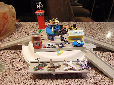 Vintage Galoob Micro Machines Hiways & Biways Airport Plaza Playset W/ Vehicles • $20