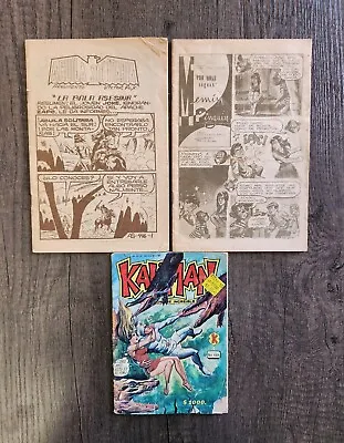 3 Mexican Comics Printed In '90s: Kaliman Aguila Solitaria Memin Pinguin • $5