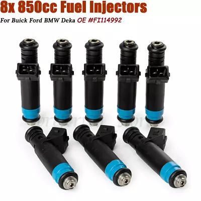 80LB Fuel Injectors For  Mustang 86-95 GT LX Cobra 5.0L 96-04 GT 99-04 Lightning • $80.99