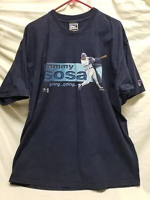 Vintage Sammy Sosa Chicago Cubs Shirt Size  XXL Double Sided Baseball  • $31.49
