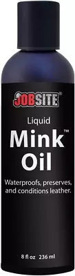 JobSite Premium Mink Oil Leather Waterproof Liquid • $14.67