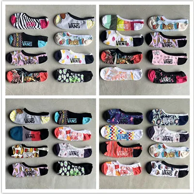 8 Pairs Vans Women's Super No Show Socks Size7-9 • $22.99