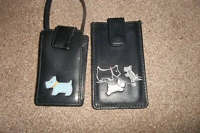 Radley Vintage Phone Cases X 2 Real Leather Scottie Dog • £10