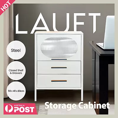 Lauft Home Office Cabinet Steel Storage Cupboard Filing Drawers Side Table  • $159