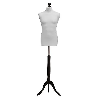 Size 40 Male Tailors Dressmaker Mannequin Bust Fashion Dummy Retail Display❤ • £44.99